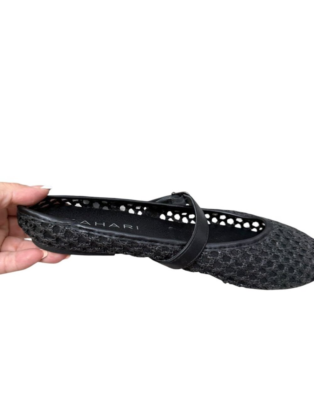 Tahari Dubai Mesh Mary Jane Slip On Women's Ballet Flats Size 9 - Picture 5 of 7